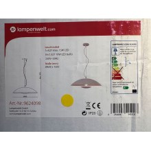 Lampenwelt - LED RGBW Stmievateľný luster na lanku ARTHUR 1xE27/10W/230V Wi-Fi