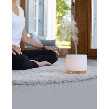 Lanaform - LED ultrazvukový aróma difuzér 5V 280 ml USB
