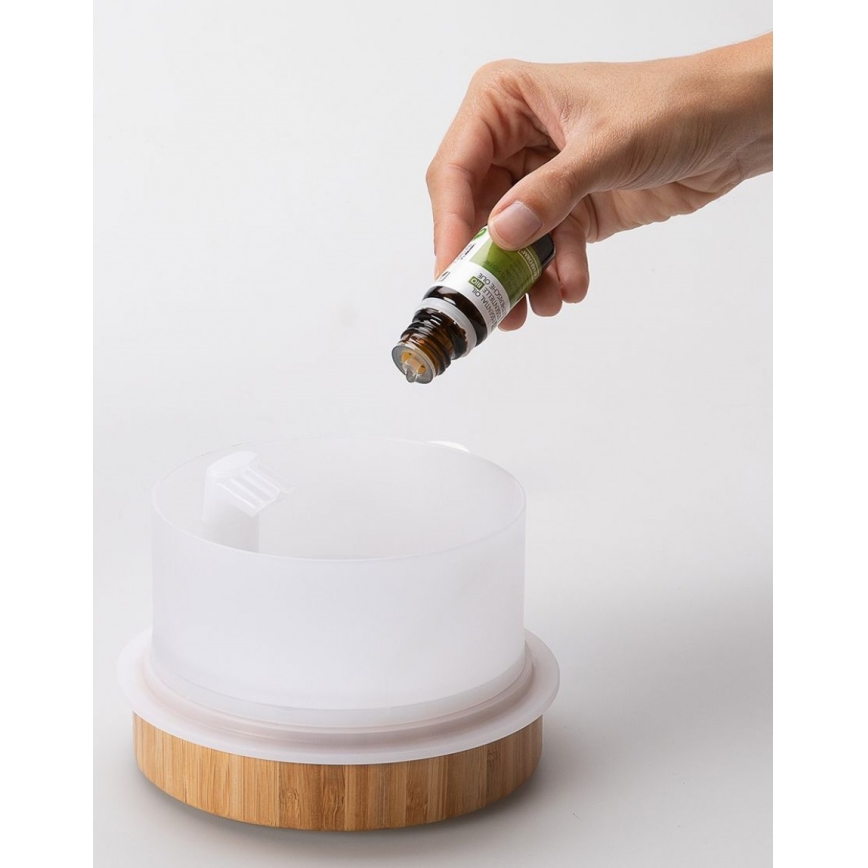 Lanaform - LED ultrazvukový aróma difuzér 5V 280 ml USB
