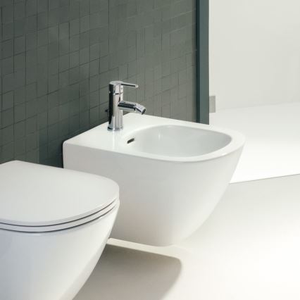 LAUFEN H3410810041141 - Bidetová batéria + výpust s prepadom LUA lesklý chróm