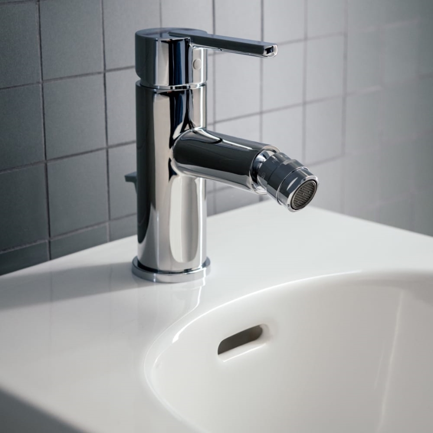 LAUFEN H3410810041141 - Bidetová batéria + výpust s prepadom LUA lesklý chróm
