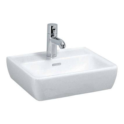 LAUFEN H8119510001041 - Umývadlo na dosku/závesné PRO 45x34 cm keramika/biela