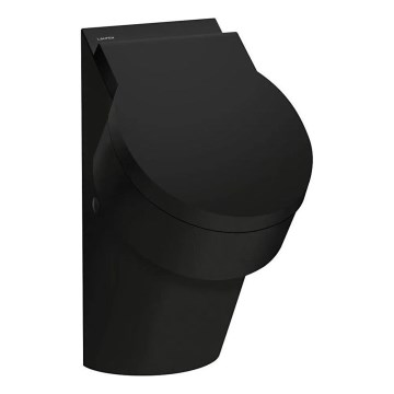 LAUFEN H8402817160001 - Pisoár s otvormi pre kryt VAL, zadný prívod, zadný odpad, keramika/matná čierna