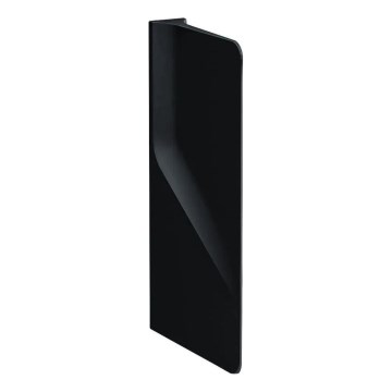 LAUFEN H8472800200001 - Pisoárová deliaca stena VAL 69x37 cm keramika/lesklá čierna