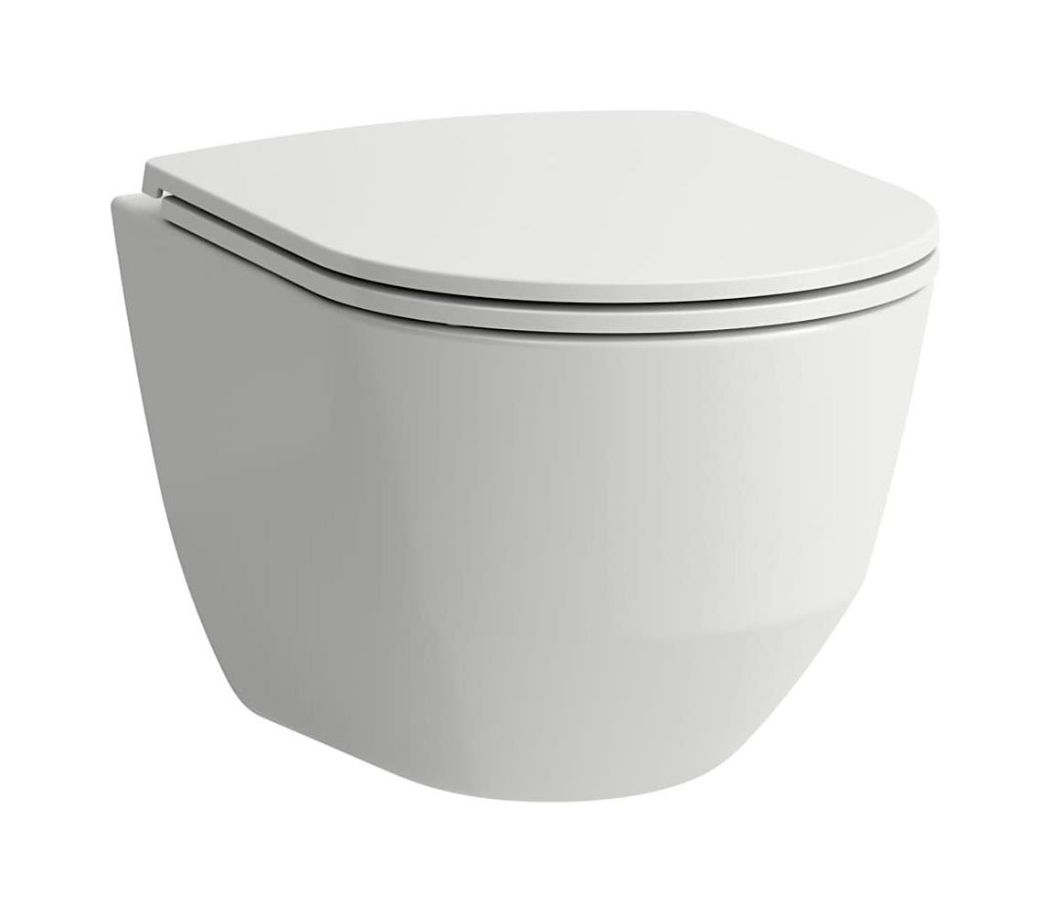 LAUFEN H8669550000001 - Závesné WC PRO keramika/biela + sedátko SoftClose PRO biela H8669550000001