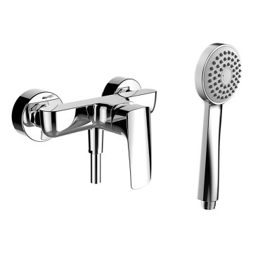 LAUFEN HF500750100600 - Sprchová sada s batériou LAURIN lesklý chróm
