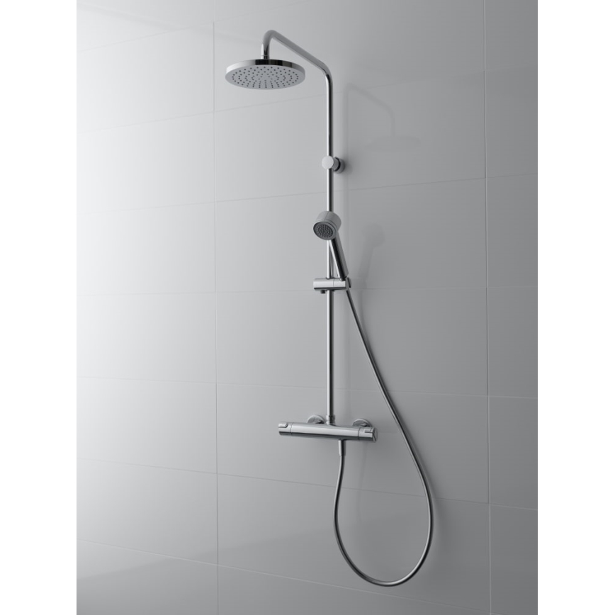 LAUFEN HF500957100600 - Sprchová sada s termostatickou batériou CITYPRO lesklý chróm