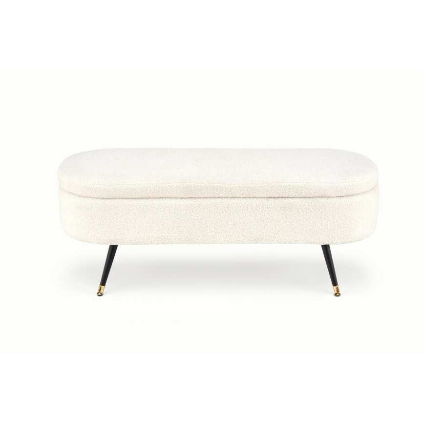 Lavica s úložným priestorom AVEIRO 46x120 cm biela