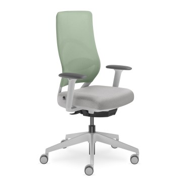LD Seating - Kancelárska stolička ARCUS sivá/zelená