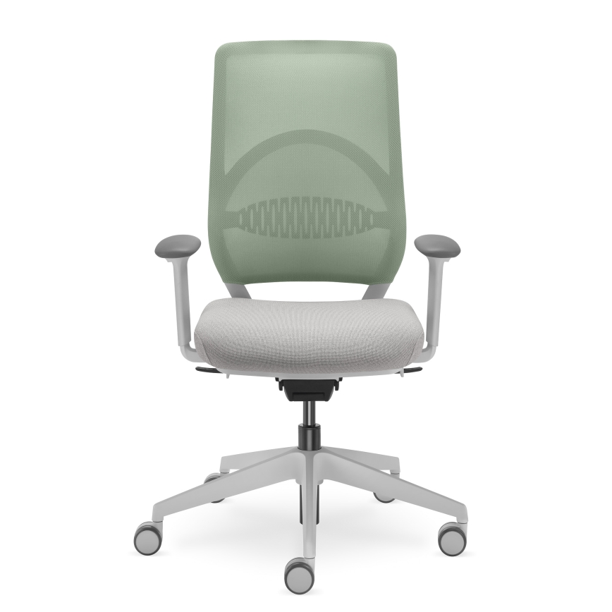LD Seating - Kancelárska stolička ARCUS sivá/zelená