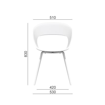 LD Seating - Kancelárska stolička LOTUS hnedá/čierna