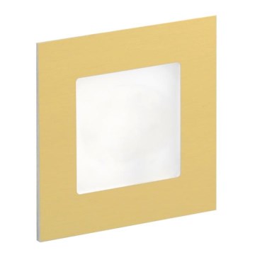 LDST AN-01-SZ-BZ9 - LED schodiskové svietidlo ANGEL 9xLED/1,2W/230V zlatá 6500K
