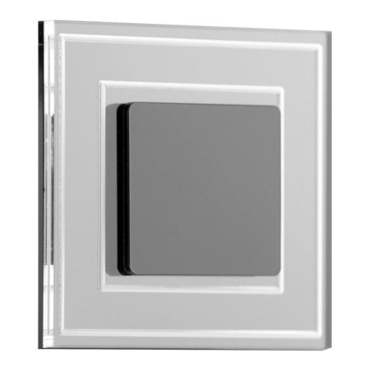 LDST KE-01-CB-BC8- LED schodiskové svietidlo KELLY 8xLED/1,2W/230V lesklá čierna 3500K