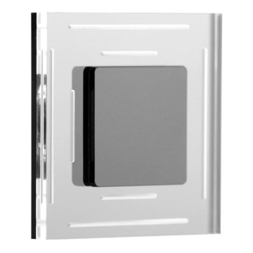 LDST SP-01-CB-BC8- LED schodiskové svietidlo SPACE 8xLED/1,2W/230V lesklá čierna 3500K