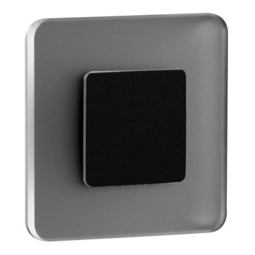LDST SW-01-SC-BZ8 - LED schodiskové svietidlo SWIFT 8xLED/1,2W/230V matná čierna 6500K
