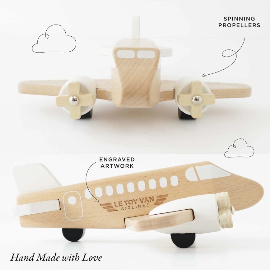 Le Toy Van - Drevené lietadlo