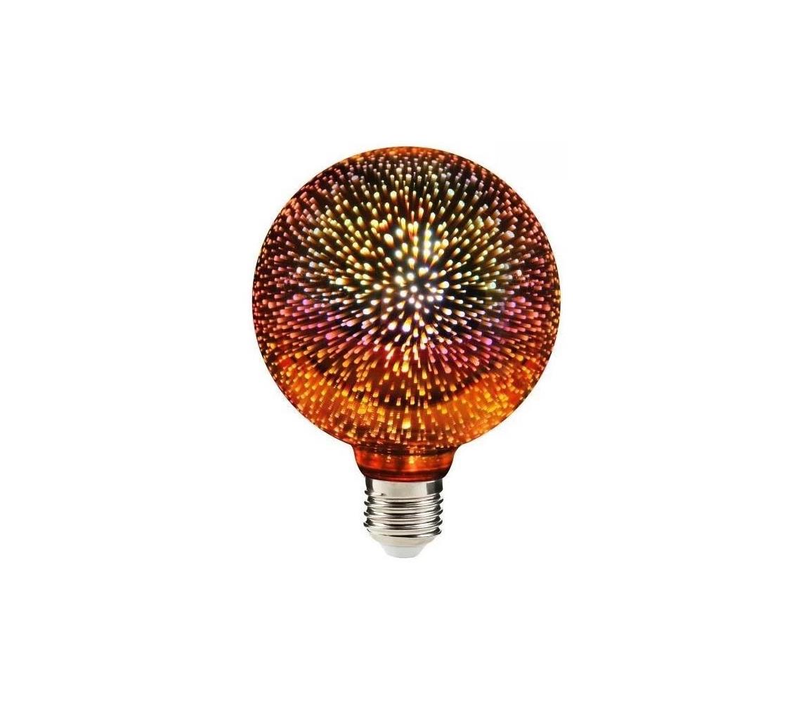 B.V. LED 3D Dekoračná žiarovka E27/2W/230V - B10101HA5