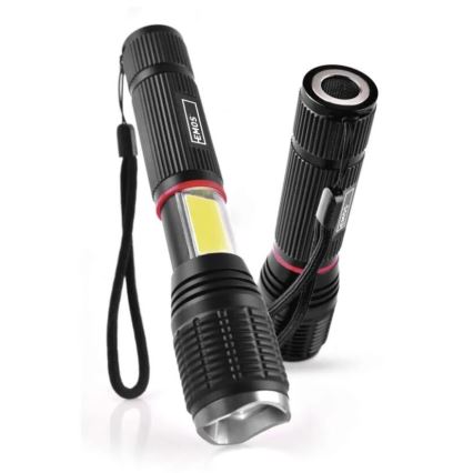 LED Baterka 2v1 COB LED/3xAAA