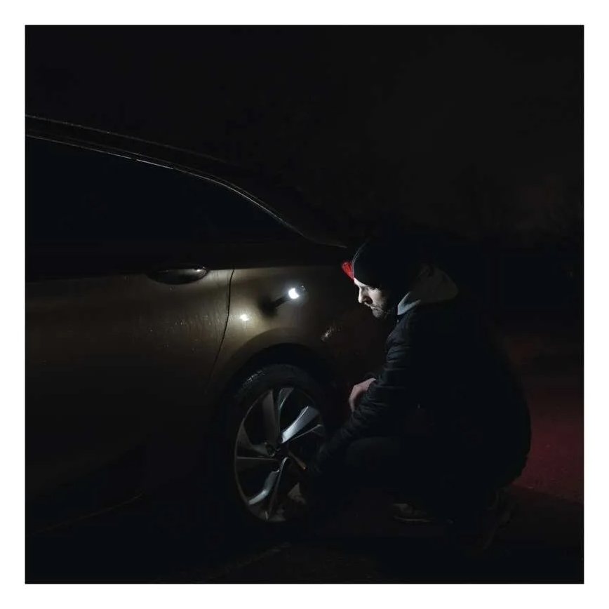 LED baterka COB LED/2xAA