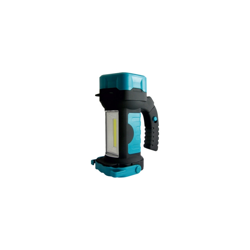 LED SBaterka LED+COB/3W/3xAA zelená