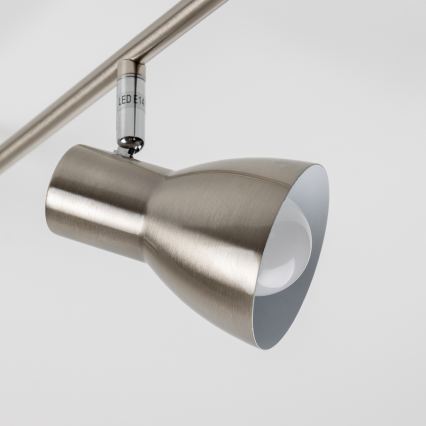 LED bodové svietidlo 6xE14/5W/230V matný chróm