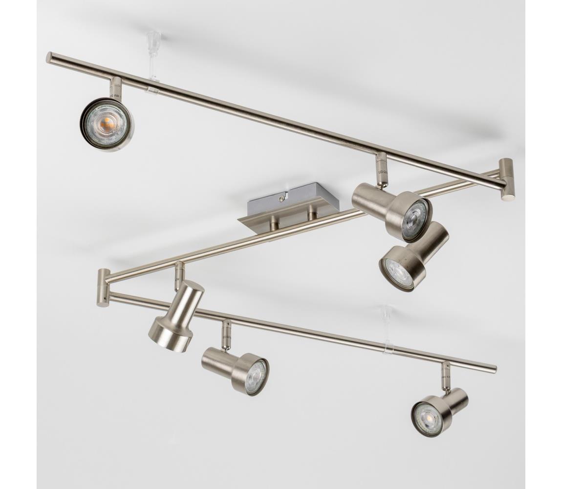 LED Bodové svietidlo 6xGU10/4,7W/230V matný chróm 9A22005
