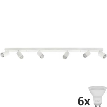 LED Bodové svietidlo ANGIE 6xGU10/6W/230V biela