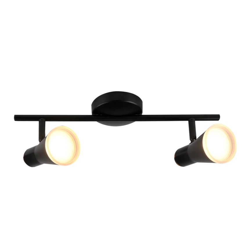LED Bodové svietidlo BERG 2xLED/4,2W/230V čierna