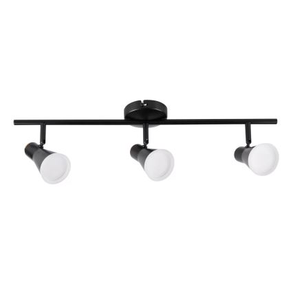 LED Bodové svietidlo BERG 3xLED/4,2W/230V čierna