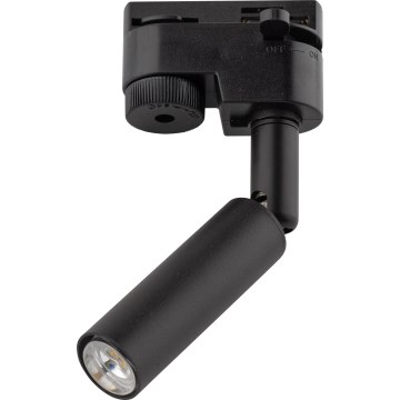 LED Bodové svietidlo do 1-fázového lištového systému LAGOS 1xG9/3W/230V čierna