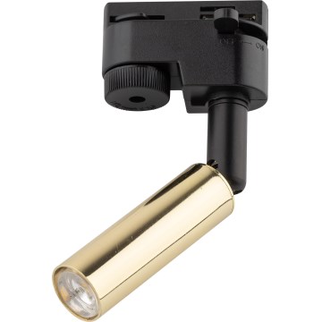 LED Bodové svietidlo do 1-fázového lištového systému LAGOS 1xG9/3W/230V zlatá/čierna