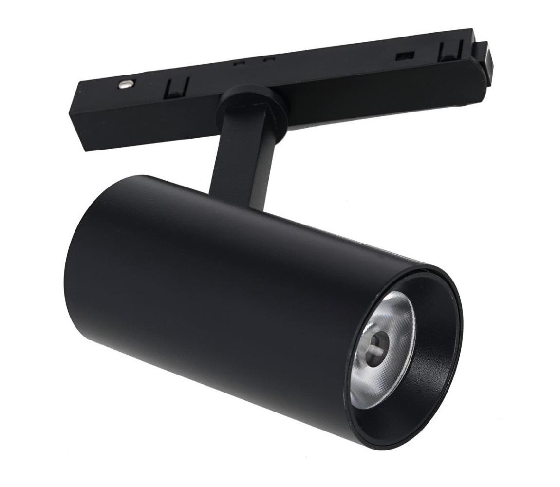 LED Bodové svietidlo do lištového systému MAGNETIC TRACK LED/10W/48V 3000K čierna