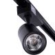 LED Bodové svietidlo do lištového systému TRACK LIGHT LED/7W/230V 3000K čierna