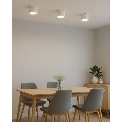 LED bodové svietidlo LED/10W/230V 3000/4000/6400K pr. 12 cm biela