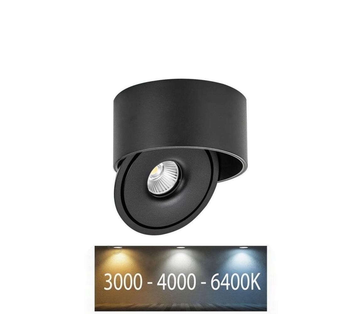 LED Bodové svietidlo LED/20W/230V 3000/4000/6400K čierna