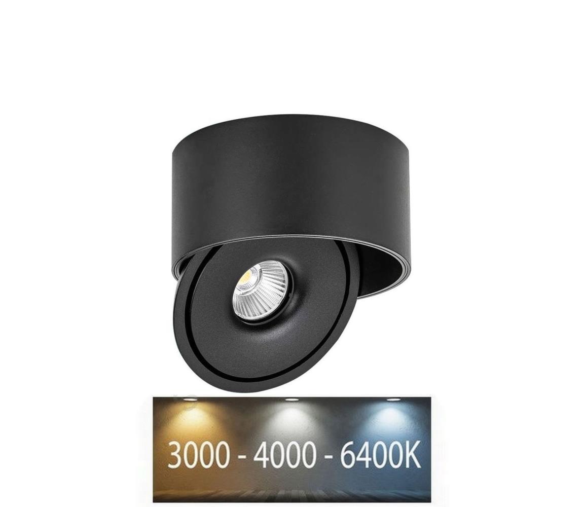 LED Bodové svietidlo LED/28W/230V 3000/4000/6400K čierna