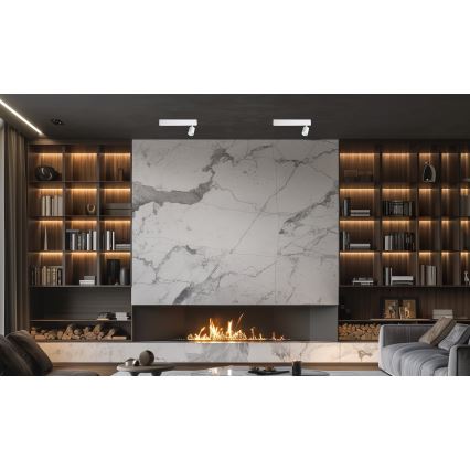 LED Bodové svietidlo MAGNET LED/5W/230V + 1xGU10/60W 3000/4000K biela