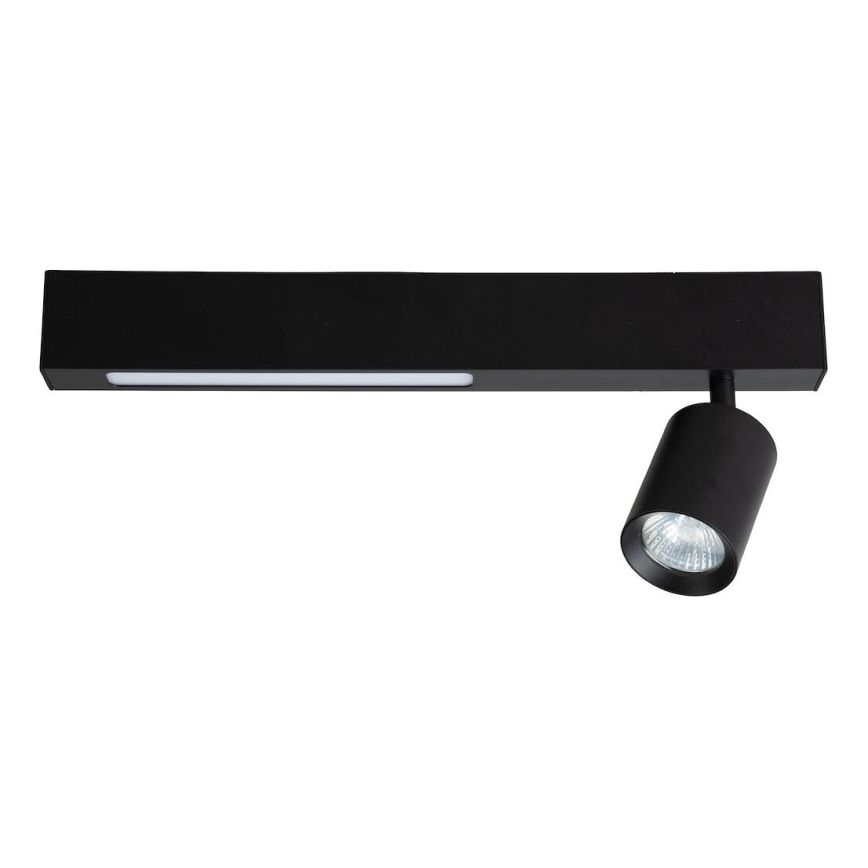 LED Bodové svietidlo MAGNET LED/5W/230V + 1xGU10/60W 3000/4000K čierna
