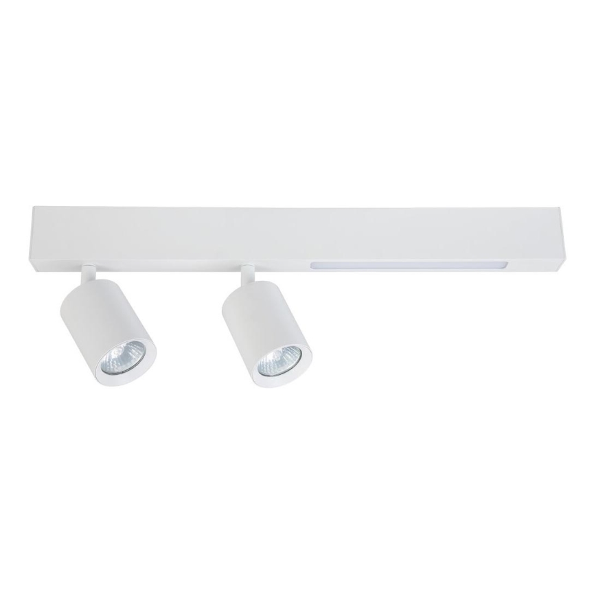 LED Bodové svietidlo MAGNET LED/5W/230V + 2xGU10/60W 3000/4000K biela