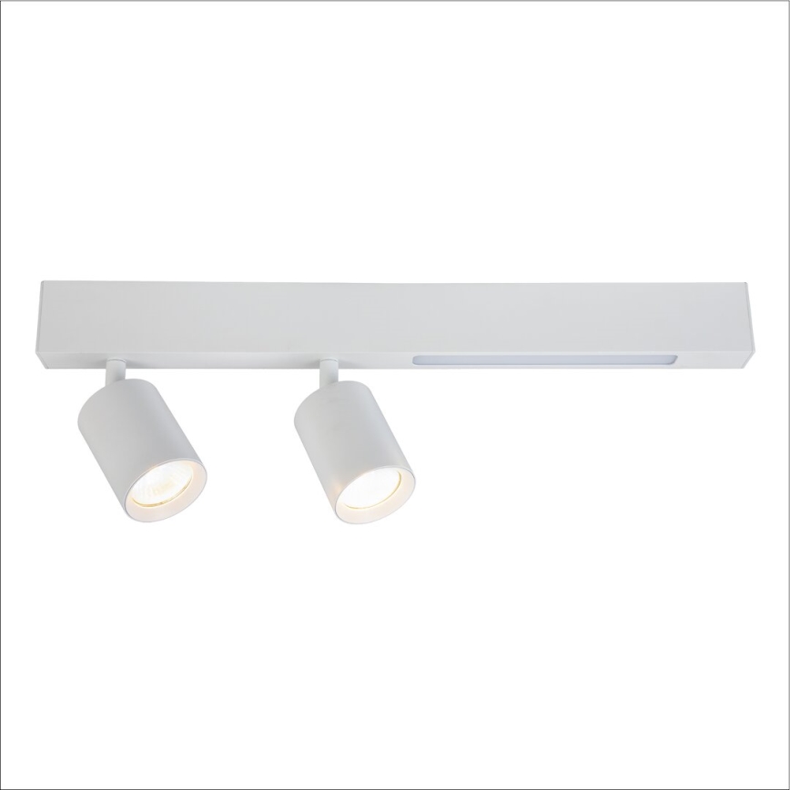 LED Bodové svietidlo MAGNET LED/5W/230V + 2xGU10/60W 3000/4000K biela