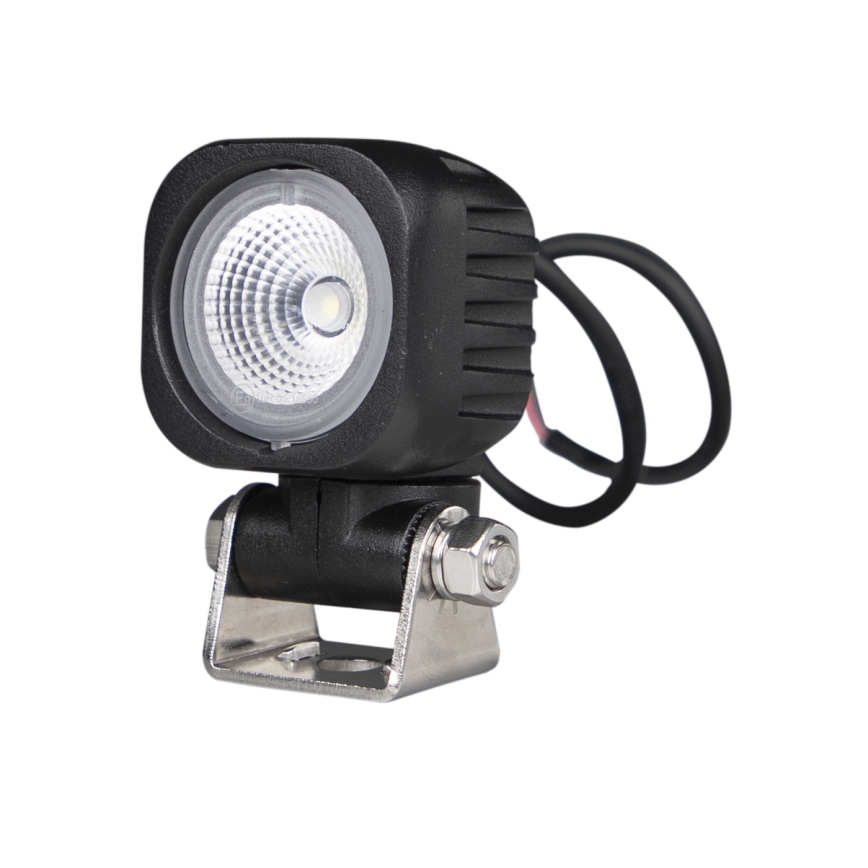 LED Bodové svietidlo pre automobil BLACK LED/10W/10-30V IP69 5700K hranatý