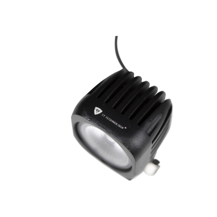 LED Bodové svietidlo pre automobil BLACK LED/10W/10-30V IP69 5700K hranatý