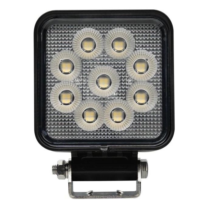 LED Bodové svietidlo pre automobil BLACK LED/36W/10-30V IP69 5700K hranatý