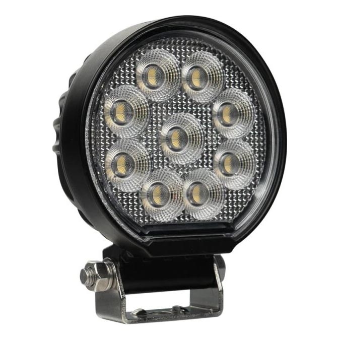 LED Bodové svietidlo pre automobil BLACK LED/36W/10-30V IP69 5700K okrúhly