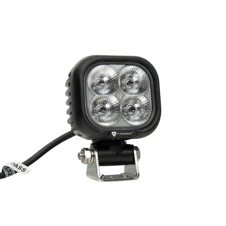 LED Bodové svietidlo pre automobil BLACK LED/40W/10-30V IP69 5700K hranatý