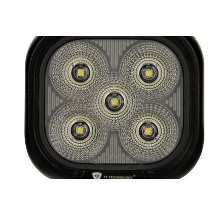 LED Bodové svietidlo pre automobil BLACK LED/50W/10-30V IP69 5700K hranatý