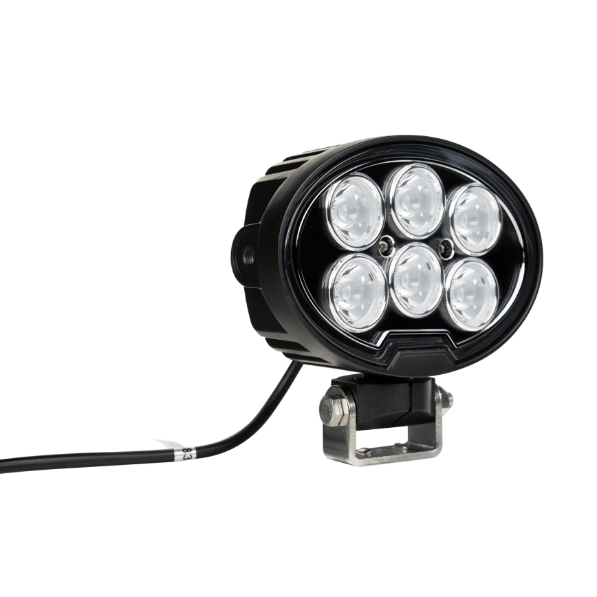 LED Bodové svietidlo pre automobil BLACK LED/60W/10-30V IP69 5700K oválny