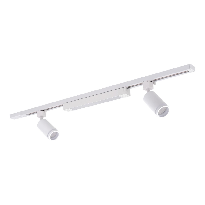 LED bodové svietidlo pre lištový systém TRACER 2xGU10/10W/230V + LED/20W 1 m biela