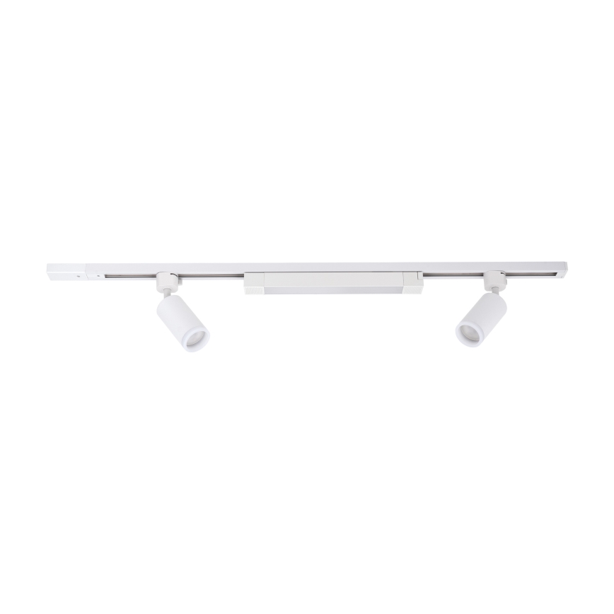 LED bodové svietidlo pre lištový systém TRACER 2xGU10/10W/230V + LED/20W 1 m biela