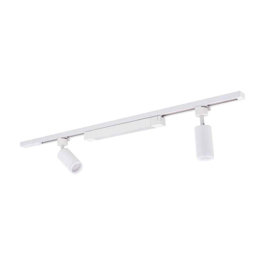 LED bodové svietidlo pre lištový systém TRACER 2xGU10/10W/230V + LED/20W 1 m biela
